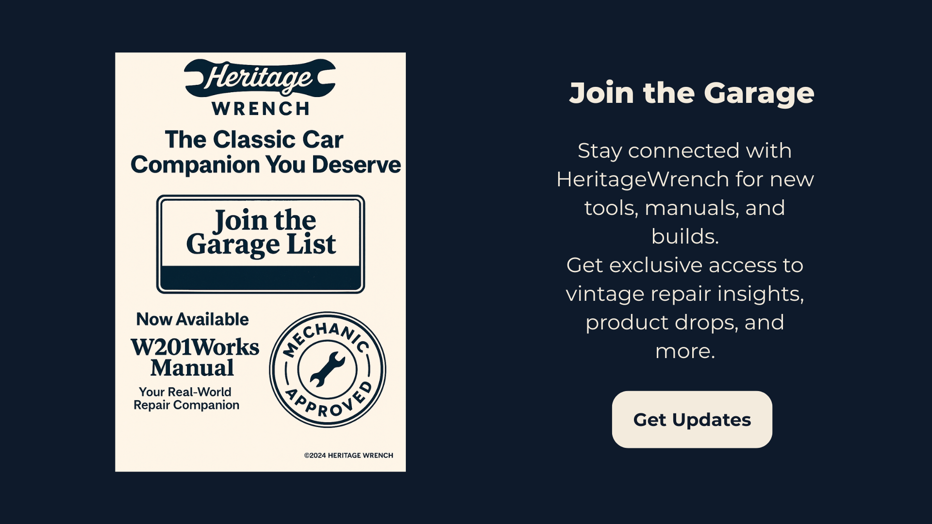 Join the Garage